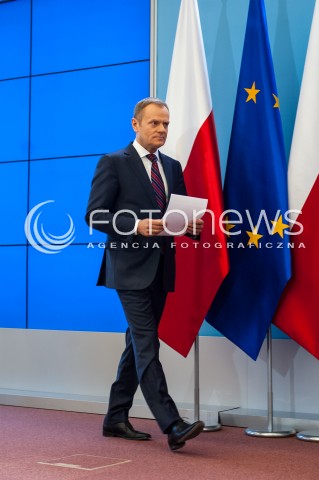  04.03.2014 WARSZAWA KONFERENCJA PRASOWA PREMIERA RP DONALDA TUSKA N/Z DONALD TUSK  