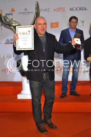  04.03.2014 WARSZAWA <br />SPOTKANIE Z NOMINOWANYMI DO POLSKICH NAGROD FILMOWYCH ORLY 2014 W PALACU PRYMASOWSKIM<br />N/Z JAROSLAW KAMINSKI<br /> 