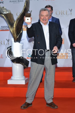  04.03.2014 WARSZAWA <br />SPOTKANIE Z NOMINOWANYMI DO POLSKICH NAGROD FILMOWYCH ORLY 2014 W PALACU PRYMASOWSKIM<br />N/Z ANDRZEJ HALINSKI<br /> 