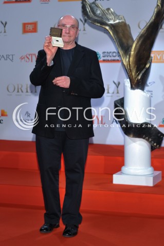  04.03.2014 WARSZAWA <br />SPOTKANIE Z NOMINOWANYMI DO POLSKICH NAGROD FILMOWYCH ORLY 2014 W PALACU PRYMASOWSKIM<br />N/Z MICHAL ZARNECKI<br /> 