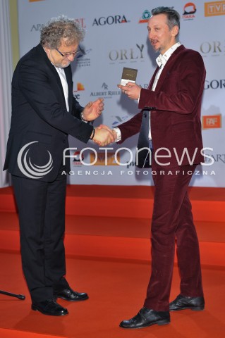  04.03.2014 WARSZAWA <br />SPOTKANIE Z NOMINOWANYMI DO POLSKICH NAGROD FILMOWYCH ORLY 2014 W PALACU PRYMASOWSKIM<br />N/Z BODO KOX DARIUSZ JABLONSKI<br /> 
