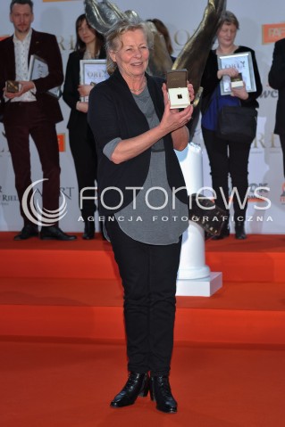  04.03.2014 WARSZAWA <br />SPOTKANIE Z NOMINOWANYMI DO POLSKICH NAGROD FILMOWYCH ORLY 2014 W PALACU PRYMASOWSKIM<br />N/Z ANNA NEHREBECKA<br /> 