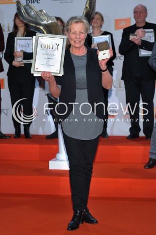  04.03.2014 WARSZAWA <br />SPOTKANIE Z NOMINOWANYMI DO POLSKICH NAGROD FILMOWYCH ORLY 2014 W PALACU PRYMASOWSKIM<br />N/Z ANNA NEHREBECKA<br /> 