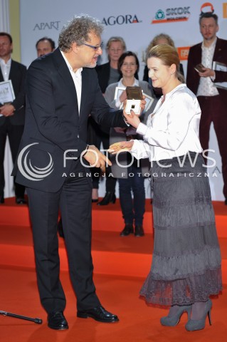  04.03.2014 WARSZAWA <br />SPOTKANIE Z NOMINOWANYMI DO POLSKICH NAGROD FILMOWYCH ORLY 2014 W PALACU PRYMASOWSKIM<br />N/Z JOWITA BUDNIK<br /> 