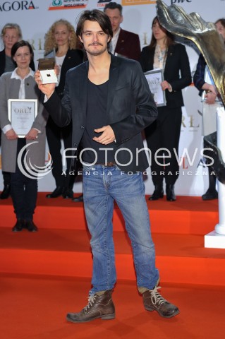  04.03.2014 WARSZAWA <br />SPOTKANIE Z NOMINOWANYMI DO POLSKICH NAGROD FILMOWYCH ORLY 2014 W PALACU PRYMASOWSKIM<br />N/Z DAWID OGRODNIK<br /> 