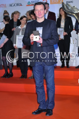  04.03.2014 WARSZAWA <br />SPOTKANIE Z NOMINOWANYMI DO POLSKICH NAGROD FILMOWYCH ORLY 2014 W PALACU PRYMASOWSKIM<br />N/Z ROBERT WIECKIEWICZ<br /> 