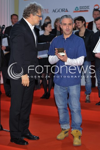  04.03.2014 WARSZAWA <br />SPOTKANIE Z NOMINOWANYMI DO POLSKICH NAGROD FILMOWYCH ORLY 2014 W PALACU PRYMASOWSKIM<br />N/Z FILIP DZIERZAWSKI<br /> 
