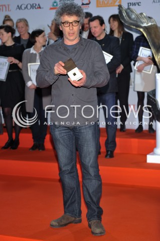  04.03.2014 WARSZAWA <br />SPOTKANIE Z NOMINOWANYMI DO POLSKICH NAGROD FILMOWYCH ORLY 2014 W PALACU PRYMASOWSKIM<br />N/Z PAWEL LOZINSKI<br /> 