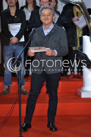  04.03.2014 WARSZAWA <br />SPOTKANIE Z NOMINOWANYMI DO POLSKICH NAGROD FILMOWYCH ORLY 2014 W PALACU PRYMASOWSKIM<br />N/Z ALLAN STARSKI<br /> 