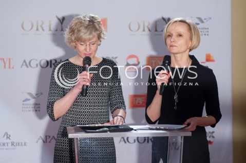  04.03.2014 WARSZAWA <br />SPOTKANIE Z NOMINOWANYMI DO POLSKICH NAGROD FILMOWYCH ORLY 2014 W PALACU PRYMASOWSKIM<br />N/Z <br /> 