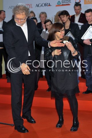  04.03.2014 WARSZAWA <br />SPOTKANIE Z NOMINOWANYMI DO POLSKICH NAGROD FILMOWYCH ORLY 2014 W PALACU PRYMASOWSKIM<br />N/Z DARIUSZ JABLONSKI<br /> 
