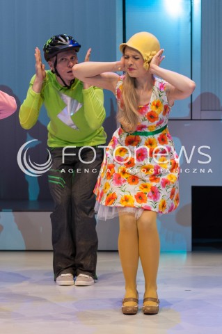  05.03.2014 WARSZAWA<br />PROBA MEDIALNA BROMBA W SIECI W TEATRZE 6 PIETRO<br />N/Z BARBARA KURDEJ-SZATAN ARTUR GOTZ<br /> 