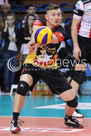  08.03.2014 RZESZOW <br />SIATKOWKA PLUS LIGA 2013/2014 MEN VOLLEYBALL POLAND POLISH PLUSLIGA LEAGUE SEASON 2013/2014 <br />MECZ ASSECO RESOVIA RZESZOW - EFFECTOR KIELCE <br />N/Z KRZYSZTOF IGNACZAK SYLWETKA <br /> 