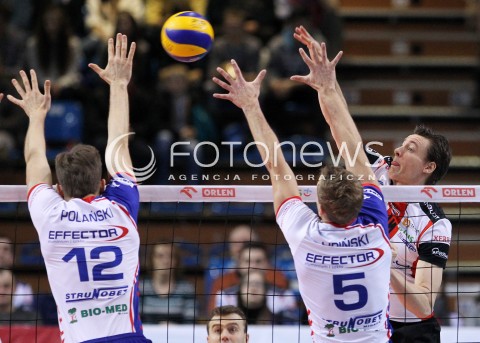  08.03.2014 RZESZOW <br />SIATKOWKA PLUS LIGA 2013/2014 MEN VOLLEYBALL POLAND POLISH PLUSLIGA LEAGUE SEASON 2013/2014 <br />MECZ ASSECO RESOVIA RZESZOW - EFFECTOR KIELCE <br />N/Z JOCHEN SCHOPS LUKASZ POLANSKI PIOTR LIPINSKI <br /> 