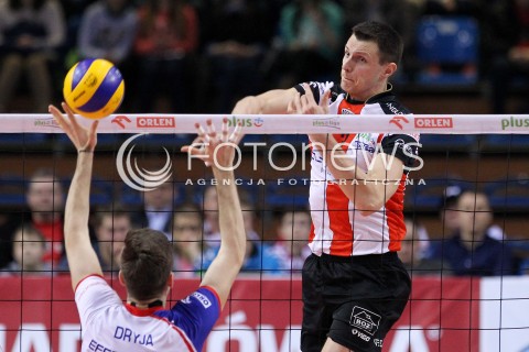  08.03.2014 RZESZOW <br />SIATKOWKA PLUS LIGA 2013/2014 MEN VOLLEYBALL POLAND POLISH PLUSLIGA LEAGUE SEASON 2013/2014 <br />MECZ ASSECO RESOVIA RZESZOW - EFFECTOR KIELCE <br />N/Z WOJCIECH GRZYB <br /> 