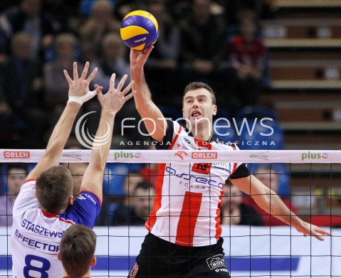  08.03.2014 RZESZOW <br />SIATKOWKA PLUS LIGA 2013/2014 MEN VOLLEYBALL POLAND POLISH PLUSLIGA LEAGUE SEASON 2013/2014 <br />MECZ ASSECO RESOVIA RZESZOW - EFFECTOR KIELCE <br />N/Z PETER VERES <br /> 