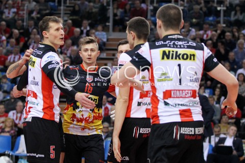  08.03.2014 RZESZOW <br />SIATKOWKA PLUS LIGA 2013/2014 MEN VOLLEYBALL POLAND POLISH PLUSLIGA LEAGUE SEASON 2013/2014 <br />MECZ ASSECO RESOVIA RZESZOW - EFFECTOR KIELCE <br />N/Z KRZYSZTOF IGNACZAK LUKAS TICHACEK <br /> 
