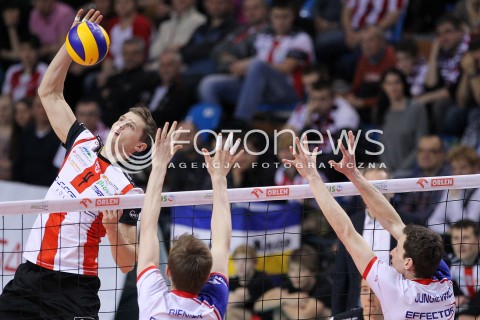  08.03.2014 RZESZOW <br />SIATKOWKA PLUS LIGA 2013/2014 MEN VOLLEYBALL POLAND POLISH PLUSLIGA LEAGUE SEASON 2013/2014 <br />MECZ ASSECO RESOVIA RZESZOW - EFFECTOR KIELCE <br />N/Z PIOTR NOWAKOWSKI <br /> 