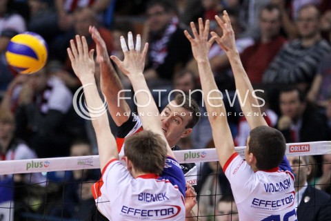  08.03.2014 RZESZOW <br />SIATKOWKA PLUS LIGA 2013/2014 MEN VOLLEYBALL POLAND POLISH PLUSLIGA LEAGUE SEASON 2013/2014 <br />MECZ ASSECO RESOVIA RZESZOW - EFFECTOR KIELCE <br />N/Z PETER VERES <br /> 