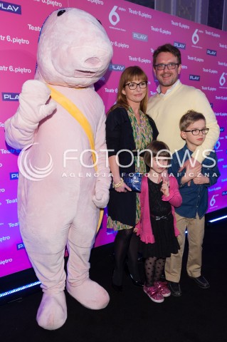  08.03.2014 WARSZAWA<br />PREMIERA BROMBA W SIECI W TEATRZE 6 PIETRO<br />N/Z BEATA CHMIELOWSKA-OLECH DAMIAN OLECH<br /> 