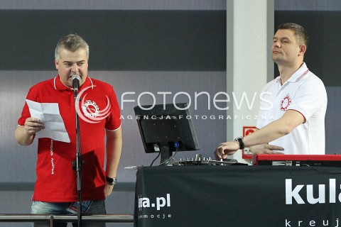  09.03.2014 OSTROWIEC SWIETOKRZYSKI<br />SIATKOWKA<br />FINAL PUCHARU POLSKI W PILCE SIATKOWEJ KOBIET ENEA CUP 2014 <br />MECZ FINALOWY CHEMIK POLICE - POLSKI CUKIER MUSZYNIANKA FAKRO BANK BPS MUSZYNA<br />N/Z MAREK MAGIERA GRZEGORZ KULAGA<br /> 