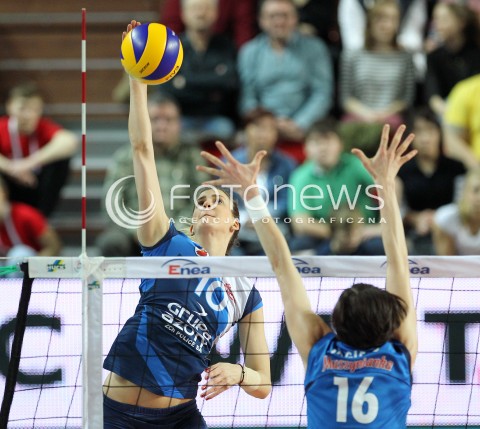  09.03.2014 OSTROWIEC SWIETOKRZYSKI<br />SIATKOWKA<br />FINAL PUCHARU POLSKI W PILCE SIATKOWEJ KOBIET ENEA CUP 2014 <br />MECZ FINALOWY CHEMIK POLICE - POLSKI CUKIER MUSZYNIANKA FAKRO BANK BPS MUSZYNA<br />N/Z ANA BJELICA <br /> 