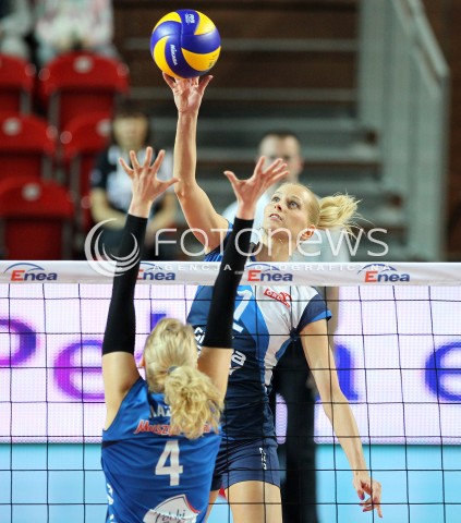  09.03.2014 OSTROWIEC SWIETOKRZYSKI<br />SIATKOWKA<br />FINAL PUCHARU POLSKI W PILCE SIATKOWEJ KOBIET ENEA CUP 2014 <br />MECZ FINALOWY CHEMIK POLICE - POLSKI CUKIER MUSZYNIANKA FAKRO BANK BPS MUSZYNA<br />N/Z ANNA WERBLINSKA <br /> 