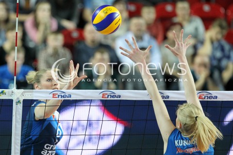  09.03.2014 OSTROWIEC SWIETOKRZYSKI<br />SIATKOWKA<br />FINAL PUCHARU POLSKI W PILCE SIATKOWEJ KOBIET ENEA CUP 2014 <br />MECZ FINALOWY CHEMIK POLICE - POLSKI CUKIER MUSZYNIANKA FAKRO BANK BPS MUSZYNA<br />N/Z AGNIESZKA BEDNAREK - KASZA <br /> 