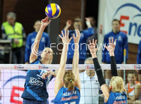  09.03.2014 OSTROWIEC SWIETOKRZYSKI<br />SIATKOWKA<br />FINAL PUCHARU POLSKI W PILCE SIATKOWEJ KOBIET ENEA CUP 2014 <br />MECZ FINALOWY CHEMIK POLICE - POLSKI CUKIER MUSZYNIANKA FAKRO BANK BPS MUSZYNA<br />N/Z ANNA WERBLINSKA <br /> 