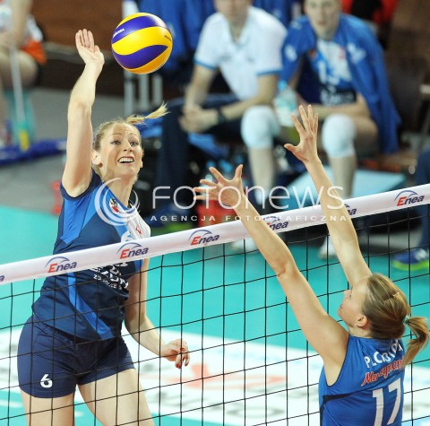  09.03.2014 OSTROWIEC SWIETOKRZYSKI<br />SIATKOWKA<br />FINAL PUCHARU POLSKI W PILCE SIATKOWEJ KOBIET ENEA CUP 2014 <br />MECZ FINALOWY CHEMIK POLICE - POLSKI CUKIER MUSZYNIANKA FAKRO BANK BPS MUSZYNA<br />N/Z AGNIESZKA BEDNAREK - KASZA <br /> 