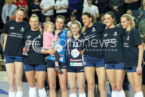  09.03.2014 OSTROWIEC SWIETOKRZYSKI<br />SIATKOWKA<br />FINAL PUCHARU POLSKI W PILCE SIATKOWEJ KOBIET ENEA CUP 2014 <br />MECZ FINALOWY CHEMIK POLICE - POLSKI CUKIER MUSZYNIANKA FAKRO BANK BPS MUSZYNA<br />CHEMIK POLICE ZDOBYWCA PUCHARU POLSKI ENEA CUP 2014<br />N/Z ALEKSANDRA JAGIELO PAULINA MAJ AGATA SAWICKA KATARZYNA MROZ ANA BJELICA MAJA OGNJENOVIC ANNA WERBLINSKA<br /> 