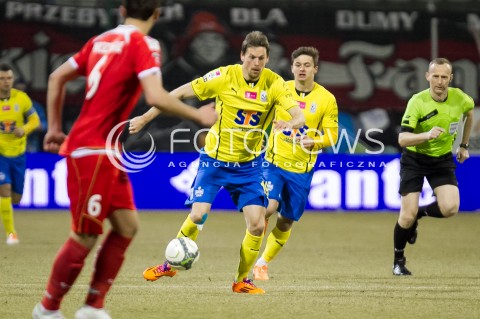  10.03.2014 LODZ PILKA NOZNA POLSKA T-MOBILE EKSTRAKLASA SEZON 2013/2014 FOOTBALL POLISH  WIDZEW LODZ - LECH POZNAN N/Z KASPER HAMALAINEN   
