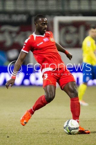  10.03.2014 LODZ PILKA NOZNA POLSKA T-MOBILE EKSTRAKLASA SEZON 2013/2014 FOOTBALL POLISH  WIDZEW LODZ - LECH POZNAN N/Z  KEVIN LAFRANCE SYLWETKA  