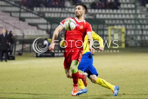  10.03.2014 LODZ PILKA NOZNA POLSKA T-MOBILE EKSTRAKLASA SEZON 2013/2014 FOOTBALL POLISH  WIDZEW LODZ - LECH POZNAN N/Z PATRYK STEPINSKI   