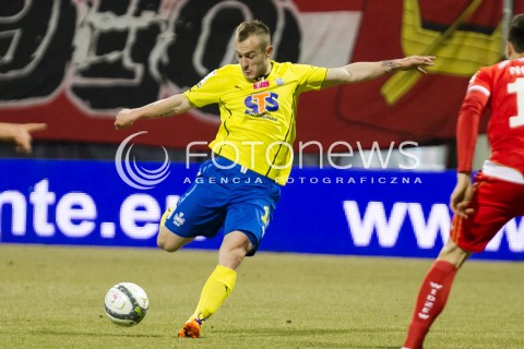  10.03.2014 LODZ PILKA NOZNA POLSKA T-MOBILE EKSTRAKLASA SEZON 2013/2014 FOOTBALL POLISH  WIDZEW LODZ - LECH POZNAN N/Z GERGO LOVRENCSICS  