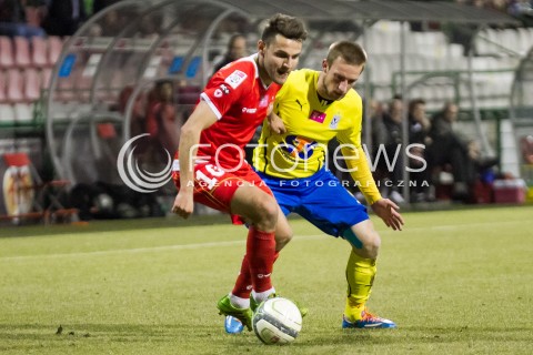  10.03.2014 LODZ PILKA NOZNA POLSKA T-MOBILE EKSTRAKLASA SEZON 2013/2014 FOOTBALL POLISH  WIDZEW LODZ - LECH POZNAN N/Z SZYMON PAWLOWSKI  