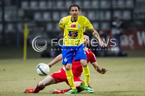  10.03.2014 LODZ PILKA NOZNA POLSKA T-MOBILE EKSTRAKLASA SEZON 2013/2014 FOOTBALL POLISH  WIDZEW LODZ - LECH POZNAN N/Z YANI URDINOV DAYLON CLAASEN   