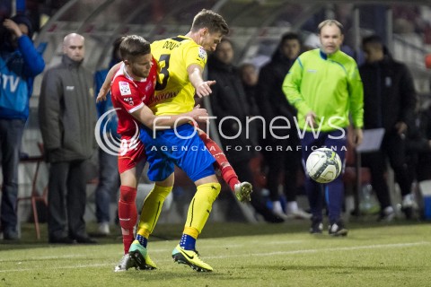  10.03.2014 LODZ PILKA NOZNA POLSKA T-MOBILE EKSTRAKLASA SEZON 2013/2014 FOOTBALL POLISH  WIDZEW LODZ - LECH POZNAN N/Z BARRY DOUGLAS VELJKO BATROVIC  