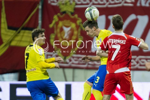  10.03.2014 LODZ PILKA NOZNA POLSKA T-MOBILE EKSTRAKLASA SEZON 2013/2014 FOOTBALL POLISH  WIDZEW LODZ - LECH POZNAN N/Z BARRY DOUGLAS  