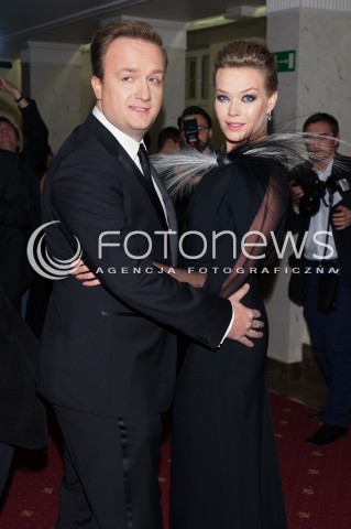  10.03.2014 WARSZAWA <br />WRECZENIE NAGROD ORLY 2014 W TEATRZE POLSKIM<br />N/Z TAMARA ARCIUCH BARTEK KASPRZYKOWSKI<br /> 