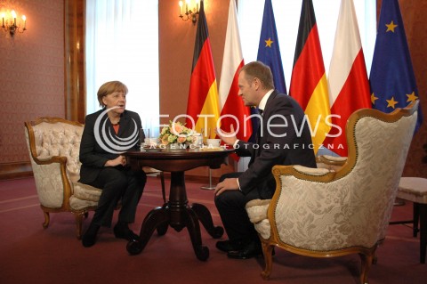 Spotkanie Angeli Merkel z Donaldem Tuskiem w Warszawie