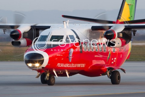  14.03.2014 JASIONKA <br />LOTNISKO RZESZOW JASIONKA<br />ZDJECIE ILUSTRACYJNE<br />N/Z SAMOLOT TURBOLET L410 PAPUGA NALEZACY DO POLSKIEJ AGENCJI ZEGLUGI POWIETRZNEJ SLUZACY DO KONTROLI SYSTEMOW NAWIGACYJNYCH NA POLSKICH LOTNISKACH<br /> 