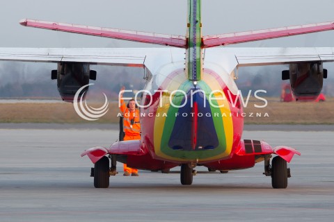  14.03.2014 JASIONKA <br />LOTNISKO RZESZOW JASIONKA<br />ZDJECIE ILUSTRACYJNE<br />N/Z SAMOLOT TURBOLET L410 PAPUGA NALEZACY DO POLSKIEJ AGENCJI ZEGLUGI POWIETRZNEJ SLUZACY DO KONTROLI SYSTEMOW NAWIGACYJNYCH NA POLSKICH LOTNISKACH<br /> 
