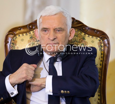  15.03.2014 JASIONKA<br />KONFERENCJA CWIERCWIECZE WOLNOSCI - WIES SRODKOWOEUROPEJSKA PO UPADKU KOMUNIZMU<br />N/Z JERZY BUZEK<br /> 