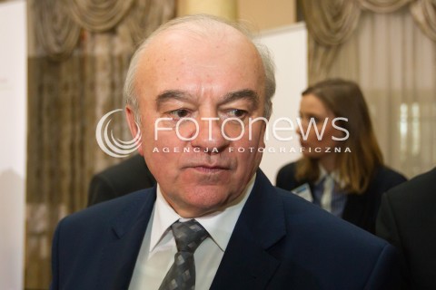  15.03.2014 JASIONKA<br />KONFERENCJA CWIERCWIECZE WOLNOSCI - WIES SRODKOWOEUROPEJSKA PO UPADKU KOMUNIZMU<br />N/Z STANISLAW KALEMBA - BYLY MINISTER ROLNICTWA KTORY W PIATEK PODAL SIE DO DYMISJI<br /> 