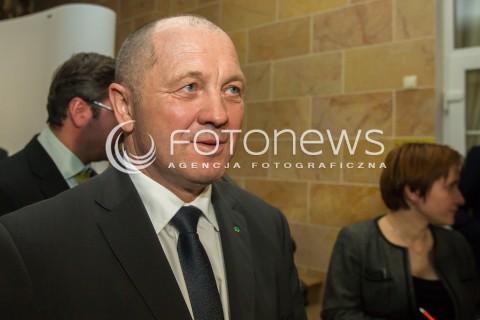  15.03.2014 JASIONKA<br />KONFERENCJA CWIERCWIECZE WOLNOSCI - WIES SRODKOWOEUROPEJSKA PO UPADKU KOMUNIZMU<br />N/Z MAREK SAWICKI NOWY MINISTER ROLNICTWA<br /> 