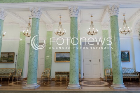  16.03.2014 WARSZAWA<br />
PALAC PREZYDENCKI W WARSZAWIE ZDJECIE ILUSTRACYJNE<br />
N/Z SALA KOLUMNOWA<br />
 