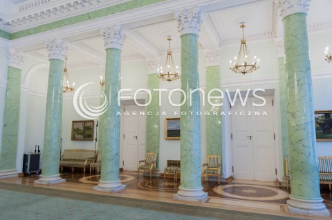  16.03.2014 WARSZAWA<br />
PALAC PREZYDENCKI W WARSZAWIE ZDJECIE ILUSTRACYJNE<br />
N/Z SALA KOLUMNOWA<br />
 