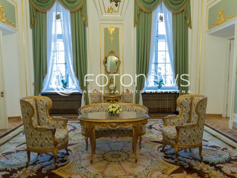  16.03.2014 WARSZAWA<br />
PALAC PREZYDENCKI W WARSZAWIE ZDJECIE ILUSTRACYJNE<br />
N/Z SALA ROKOKO<br />
 