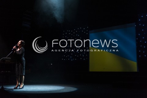  17.03.2014 WARSZAWA <br />KONCERT SOLIDARNI Z UKRAINA W TEATRZE ZYDOWSKIM<br />N/Z JUSTYNA SIENCZYLLO<br /> 